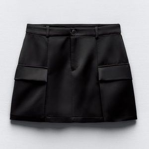 Zara satin skirt